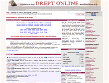 Tablet Screenshot of dreptonline.net